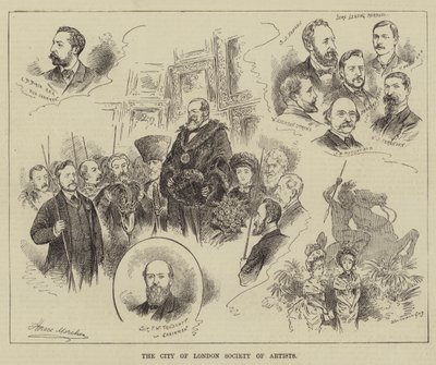La Société des artistes de la ville de Londres - Horace Morehen